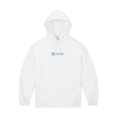 Converse FRGMT SS23 Letter Logo Print Drawstring Hoodie Unisex White 10025968-A01