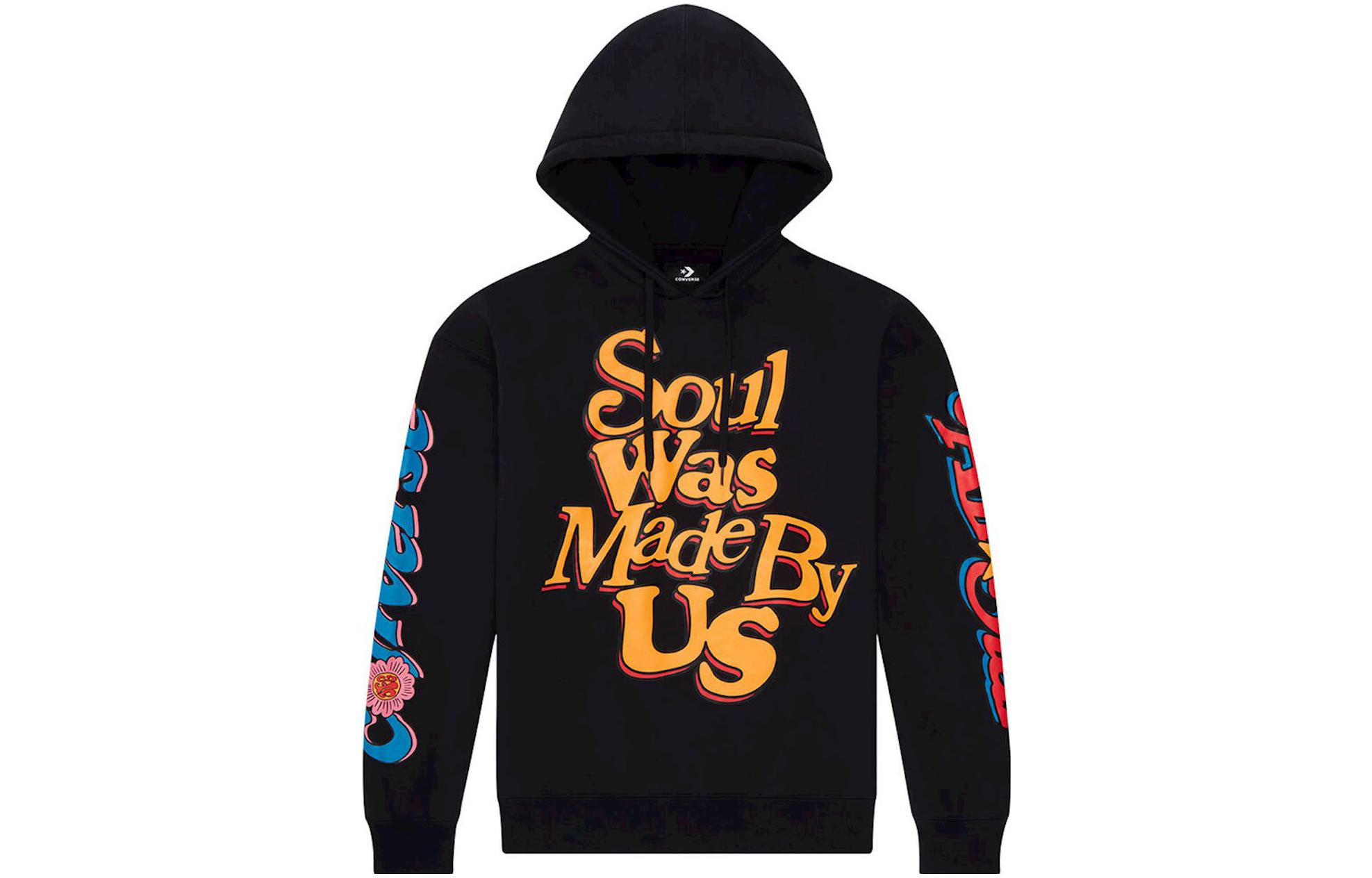 Converse Joe Freshgoods Letter Print Hoodie Black 10022143-A01