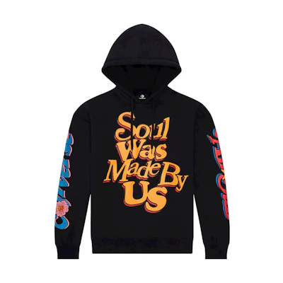 Converse Joe Freshgoods Letter Print Hoodie Black 10022143-A01