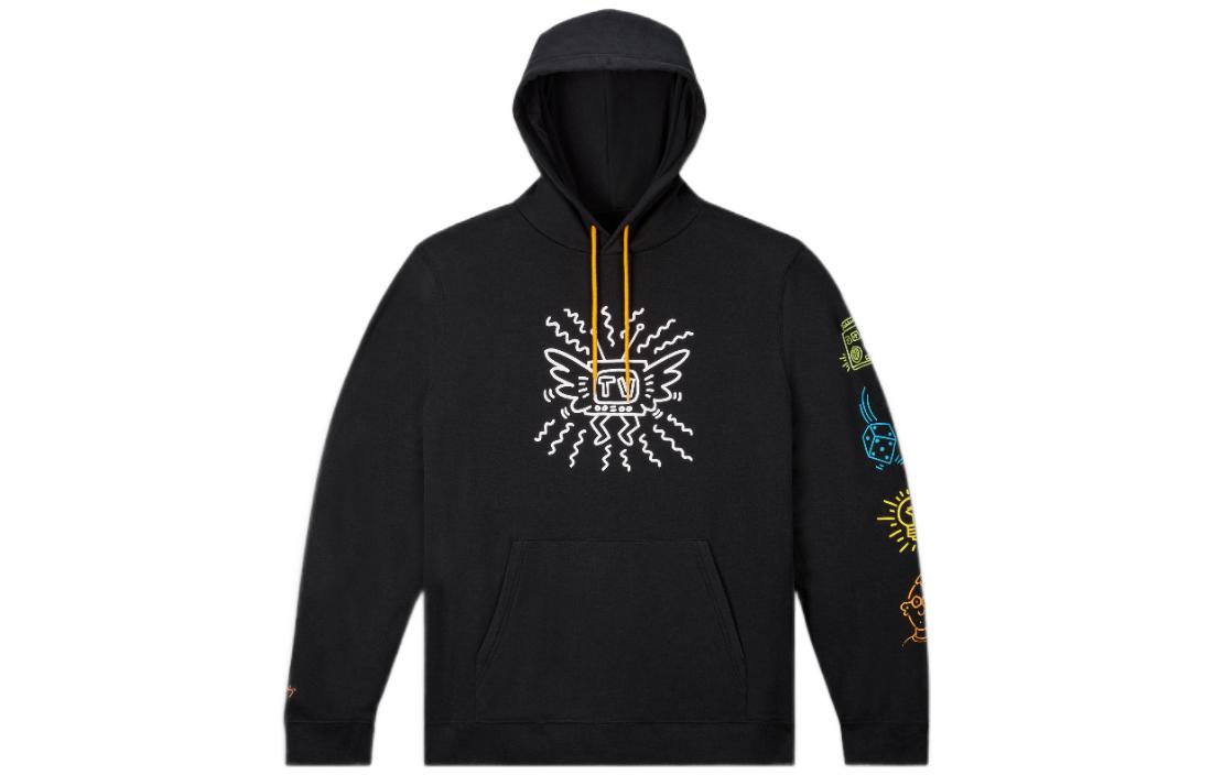 Converse Keith Haring Black Graphic Hoodie Unisex 10025064-A01