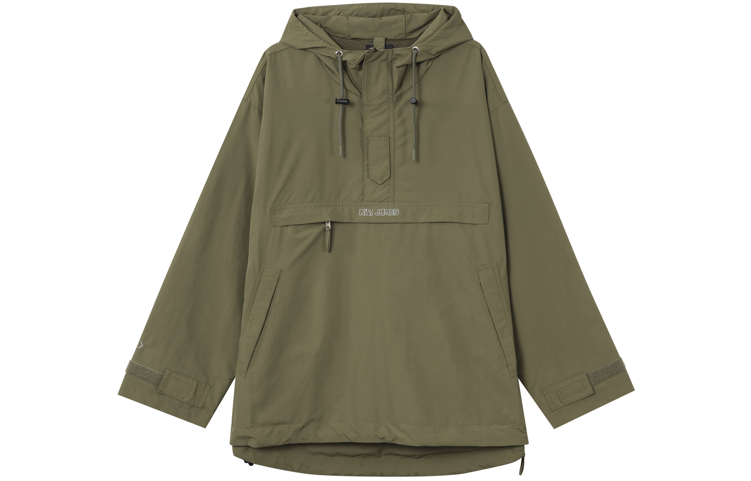 Converse Kim Jones Half-Zip Hoodie Jacket Military Green 10021731-A02