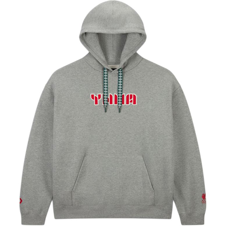 Converse Liverpool FC SS24 Logo Hoodie Unisex Grey 10028176-A01