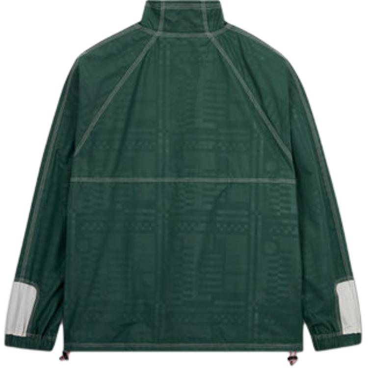 Lookbook 匡威x利物浦FC 2024春夏复古拼色防风夹克 黑绿白 男女款 10026937-A01