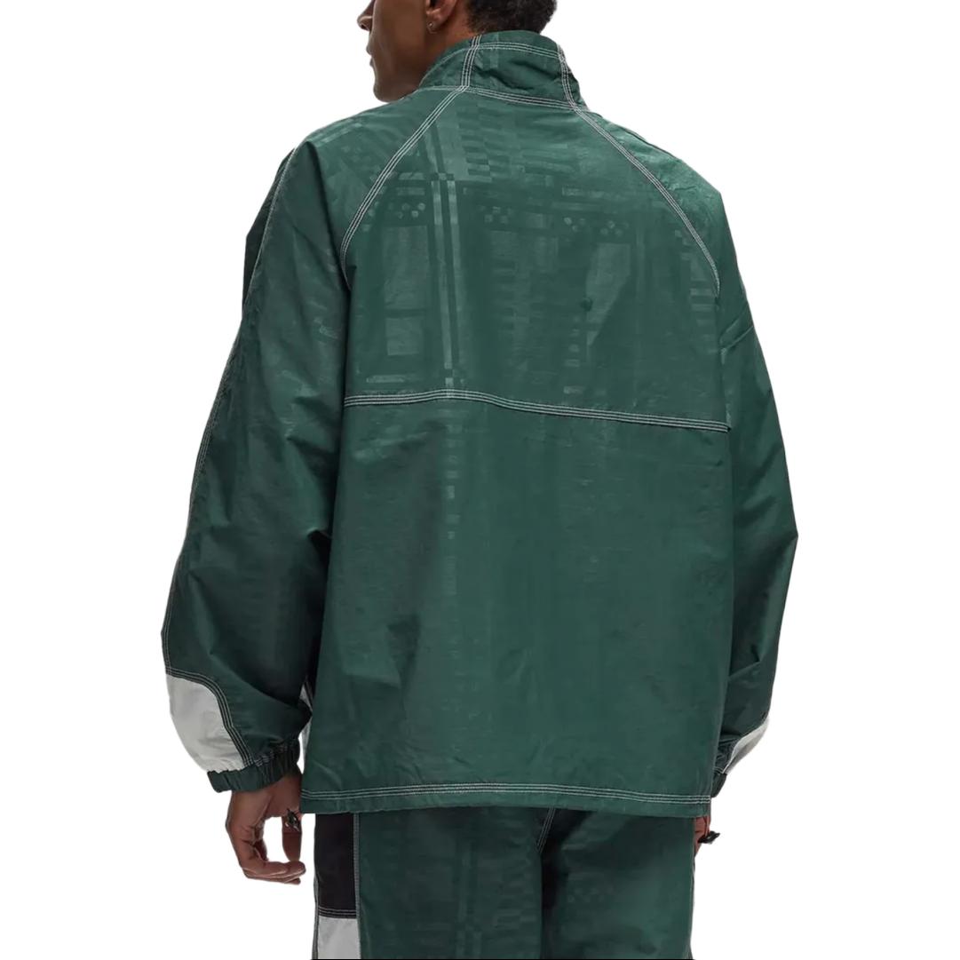 Purchase 匡威x利物浦FC 2024春夏复古拼色防风夹克 黑绿白 男女款 10026937-A01