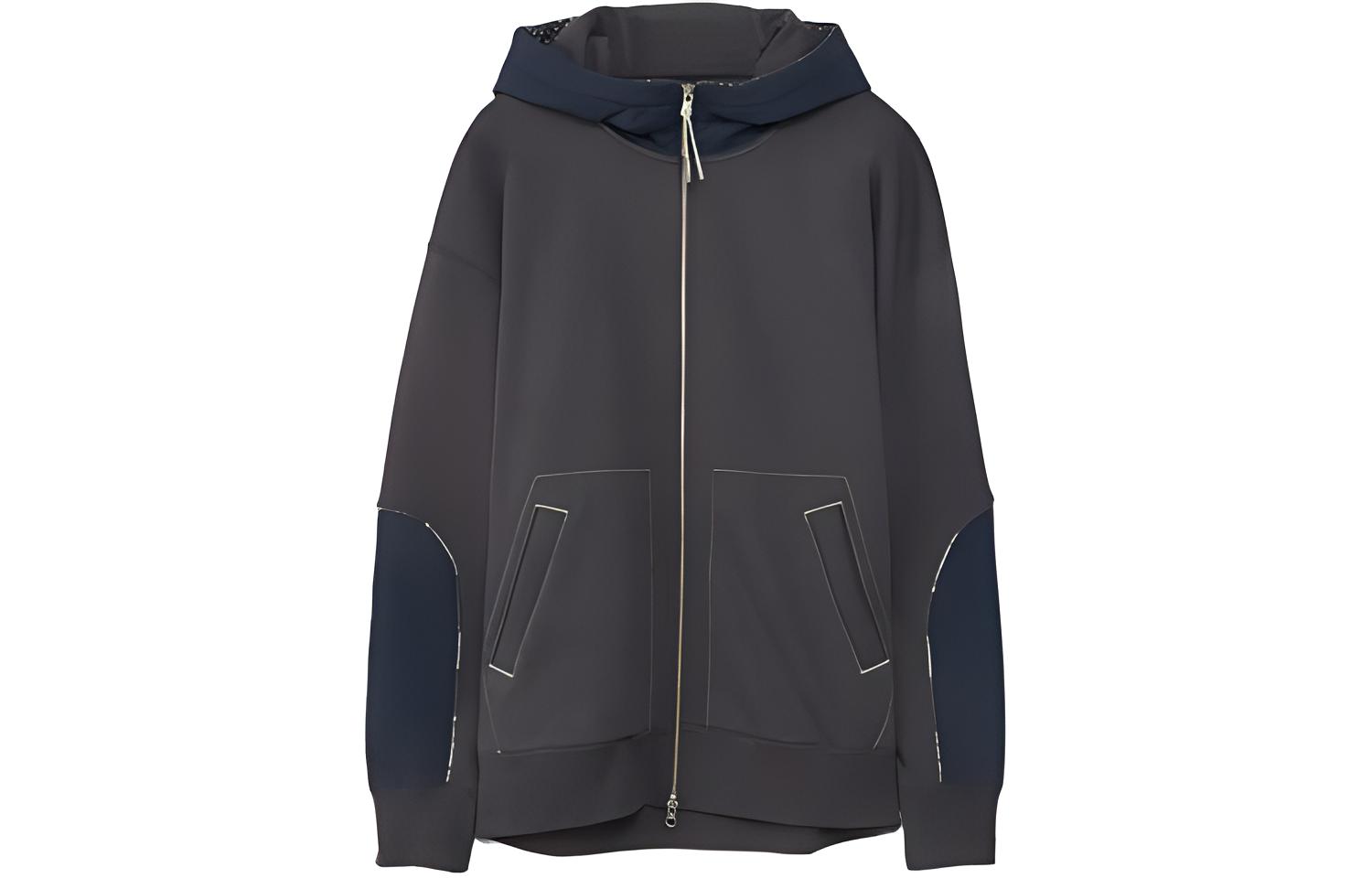 Converse Paria Farzaneh Patchwork Hoodie Jacket Blue Mens 10022623-A01