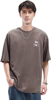 Camiseta Manga Corta Oversize Converse x Patta Estampado Trébol Negro. 10024663-A01 Sizing Camiseta Manga Corta Oversize Converse x Patta Estampado Trébol Negro. 10024663-A01