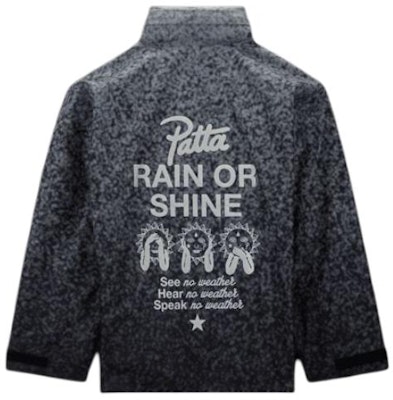 Chaqueta Impermeable Cortavientos Outdoor Negra Unisex Converse x Patta SS24. 10026927-001 Lookbook Chaqueta Impermeable Cortavientos Outdoor Negra Unisex Converse x Patta SS24. 10026927-001