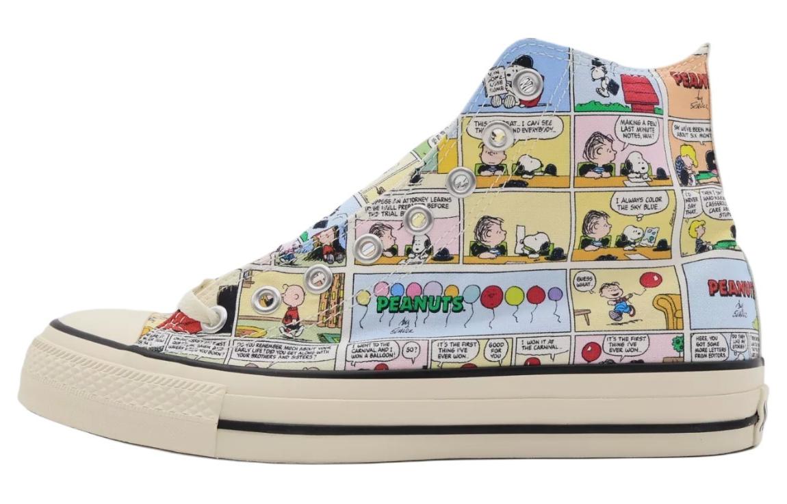 Buy Converse All StarⓇ PEANUTS CP HI 防滑耐磨 高筒 帆布鞋 男女款 白綠 日版