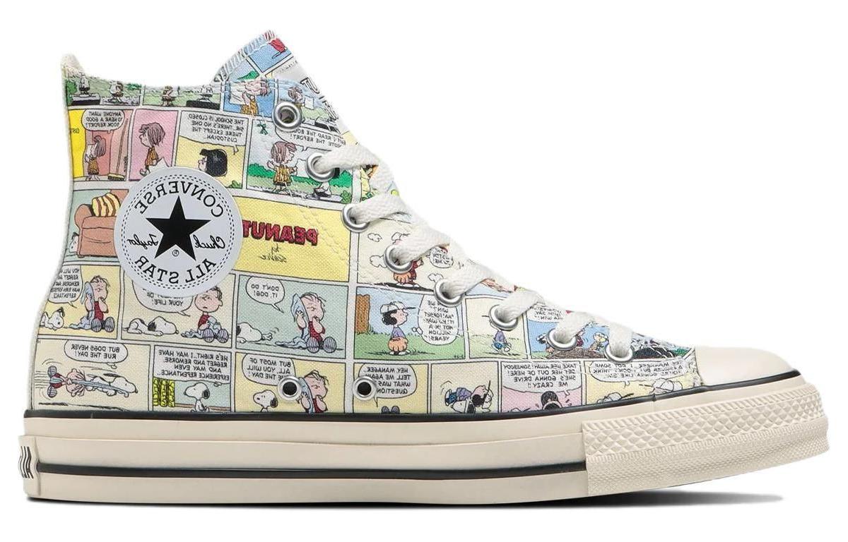 Order Converse All StarⓇ PEANUTS CP HI 防滑耐磨 高筒 帆布鞋 男女款 白綠 日版