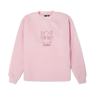 Converse POKEMON Fleece Embroidered Pink Winter Sweatshirt Unisex 10023902-660