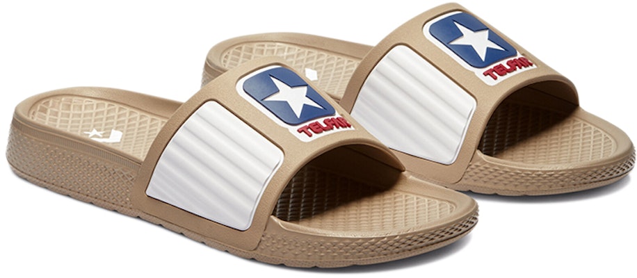 Converse x TELFAR All Star Slide 'Beige' - Selipar Beige Converse x TELFAR 172318C Lookbook Converse x TELFAR All Star Slide 'Beige' - Selipar Beige Converse x TELFAR 172318C