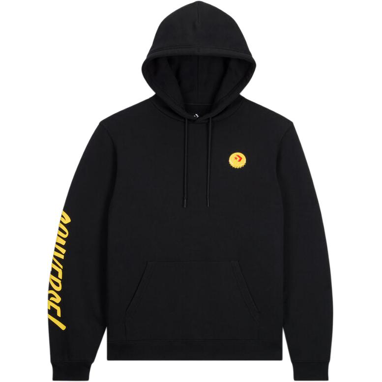 Converse Topo Chico SS24 Black Outdoor Hoodie Unisex with Logo 10027204-A01