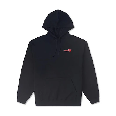 Converse Y2K Heart Embroidered Hoodie Black Unisex 10026891-A01