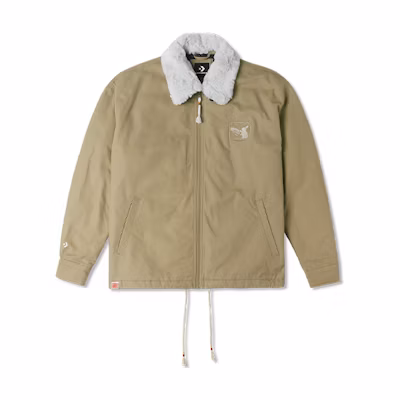 Converse Year of the Rabbit Brown Jacket with Detachable Fur Collar - Edition 10025503-A02