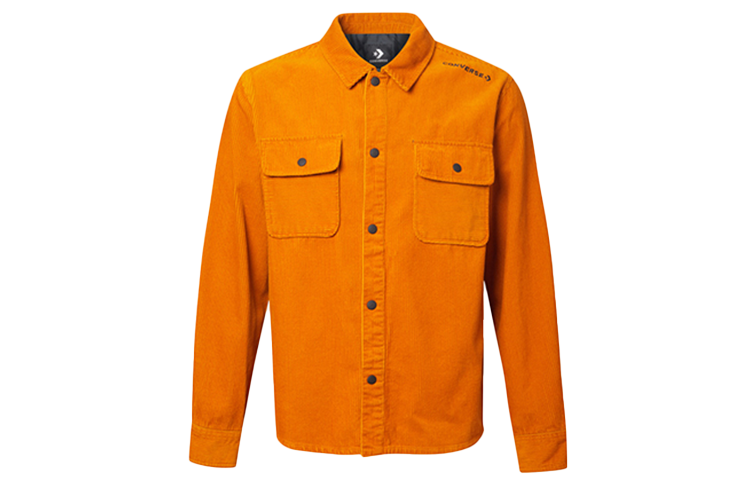 Converse Yellow Corduroy Utility Pocket Workwear Shirt Jacket 10019954-A02