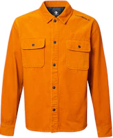 Converse Yellow Corduroy Utility Pocket Workwear Shirt Jacket 10019954-A02 Converse Yellow Corduroy Utility Pocket Workwear Shirt Jacket 10019954-A02