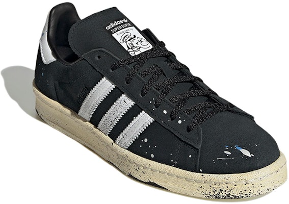 COOK x adidas Campus 80 'Cat Paint Splatter - Hitam' GY7006 Lookbook COOK x adidas Campus 80 'Cat Paint Splatter - Hitam' GY7006