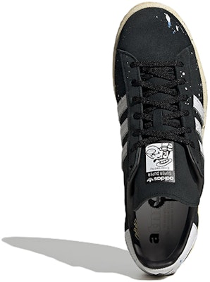COOK x adidas Campus 80 'Cat Paint Splatter - Hitam' GY7006 Shop COOK x adidas Campus 80 'Cat Paint Splatter - Hitam' GY7006