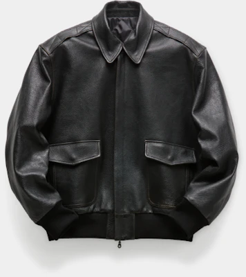 COOR Goat Skin A-2 Leather Jacket (Black) CXF4LE10K-BLK Buy COOR Goat Skin A-2 Leather Jacket (Black) CXF4LE10K-BLK