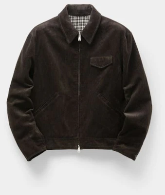 Coor Mid Whale Corduroy Zip-Up Jacket (Washed Black) CXG4JP44V-WBL Buy Coor Mid Whale Corduroy Zip-Up Jacket (Washed Black) CXG4JP44V-WBL