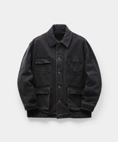 COOR Over-Dyed Coverall Jacket (Washed Charcoal) CXG2JP28K-WCC