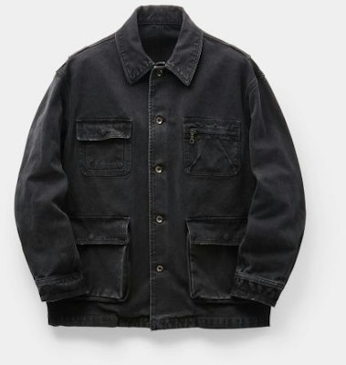 COOR Over-Dyed Coverall Jacket (Washed Charcoal) CXG2JP28K-WCC Buy COOR Over-Dyed Coverall Jacket (Washed Charcoal) CXG2JP28K-WCC