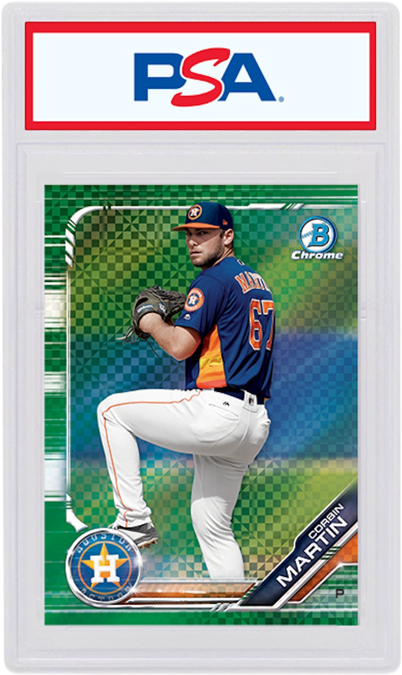 Corbin Martin 2019 Bowman Chrome X Green X-Fractor /31 BCP-227