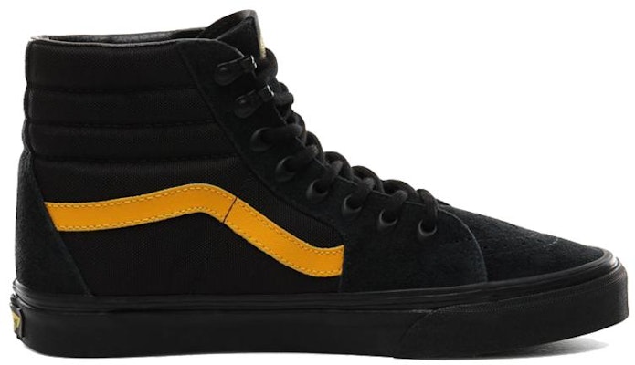 Vans SK8 HI CORDURA 麂皮 復古 高幫 板鞋 男女同款 黑黃 Order Vans SK8 HI CORDURA 麂皮 復古 高幫 板鞋 男女同款 黑黃