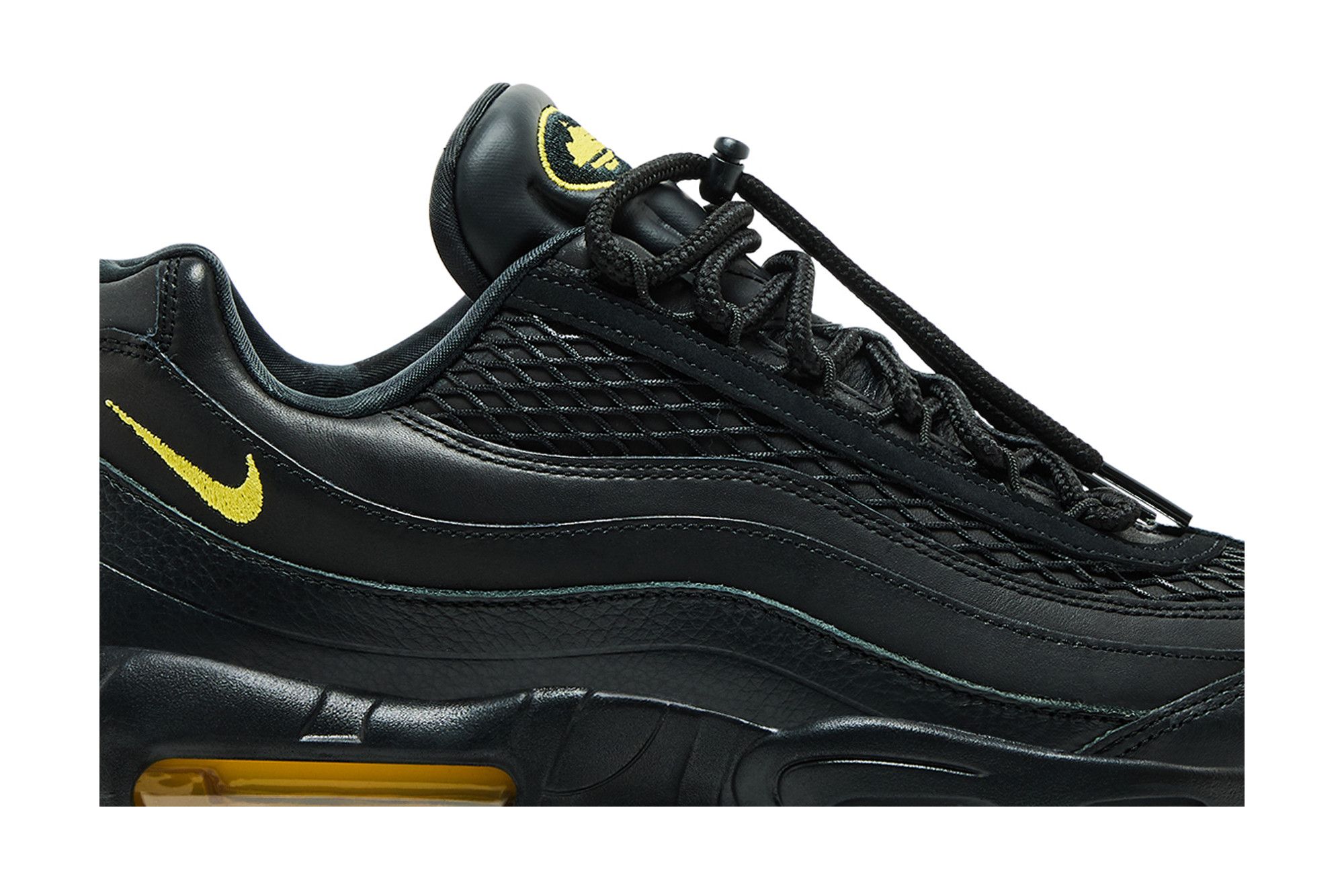 Shop Corteiz x Nike Air Max 95 SP '黑色遊覽黃' FB2709-003