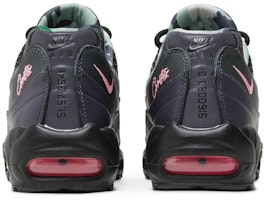 Corteiz x Nike Air Max 95 SP 'RULES THE WORLD - Gridiron Pink' Sneakers FB2709-001 Details for Corteiz x Nike Air Max 95 SP 'RULES THE WORLD - Gridiron Pink' Sneakers FB2709-001