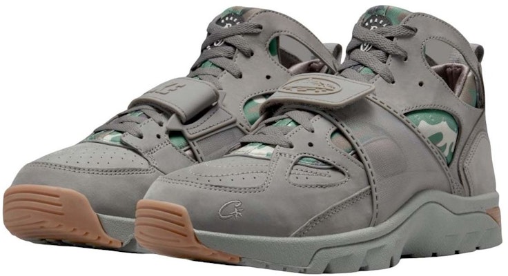 Corteiz x Nike Air Trainer Huarache 'Gully Grey' - Kelabu Gully Sneakers FQ8793-001 Lookbook Corteiz x Nike Air Trainer Huarache 'Gully Grey' - Kelabu Gully Sneakers FQ8793-001