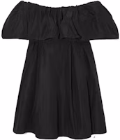 COS Ruched Off-Shoulder Short Sleeve Dress Black 1164430002 COS Ruched Off-Shoulder Short Sleeve Dress Black 1164430002