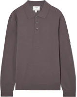 COS Slim-Fit Ribbed Long-Sleeve Polo Shirt Men’s Dusky Pink 1182271003 COS Slim-Fit Ribbed Long-Sleeve Polo Shirt Men’s Dusky Pink 1182271003