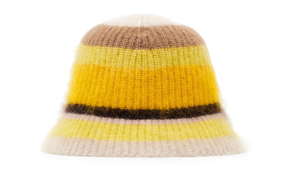COS Striped Warm Fisherman Hat Unisex Couple Style Yellow 1191987001