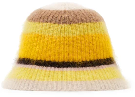 COS Striped Warm Fisherman Hat Unisex Couple Style Yellow 1191987001 COS Striped Warm Fisherman Hat Unisex Couple Style Yellow 1191987001