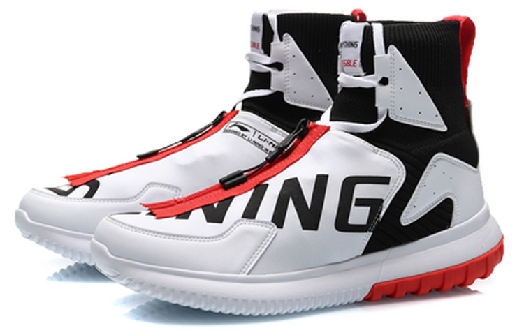 Lookbook 李宁 CF溯系列 叱咤 高幫 黑白