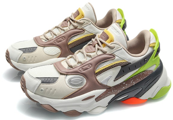 Li-Ning Countflow Alien MiYuSiLu x Museum Dunhuang 'Putih Coklat Hijau' AGLQ181-2 Lookbook Li-Ning Countflow Alien MiYuSiLu x Museum Dunhuang 'Putih Coklat Hijau' AGLQ181-2