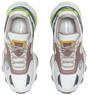 Li-Ning Countflow Alien MiYuSiLu x Museum Dunhuang 'Putih Coklat Hijau' AGLQ181-2 Shop Li-Ning Countflow Alien MiYuSiLu x Museum Dunhuang 'Putih Coklat Hijau' AGLQ181-2