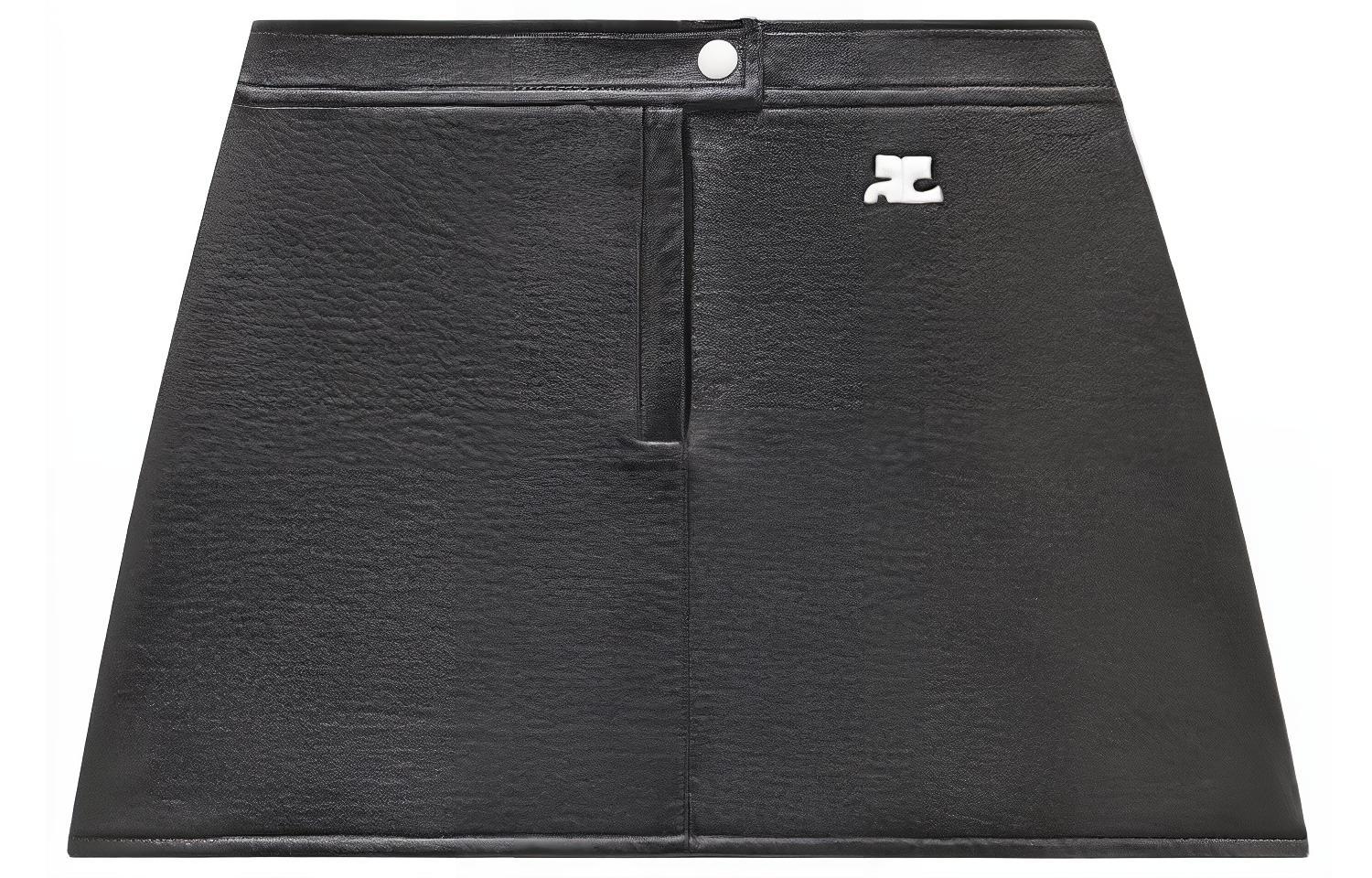 Order Courrèges 高腰纯黑迷你裙 休闲Y2K风格 PERCJU001VY00149999