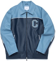 COVERNAT 2024 Spring Casual PU Leather Letterman Jacket. CO2401JK11NA COVERNAT 2024 Spring Casual PU Leather Letterman Jacket. CO2401JK11NA