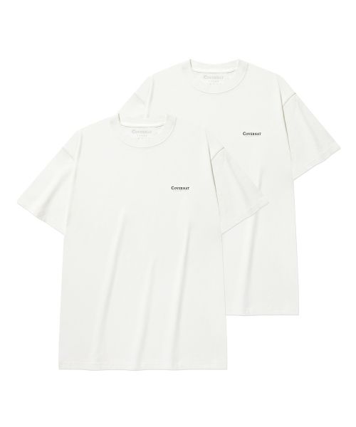 COVERNAT [2PACK] Cool Cotton T-Shirt White+White CO2502STE1WH