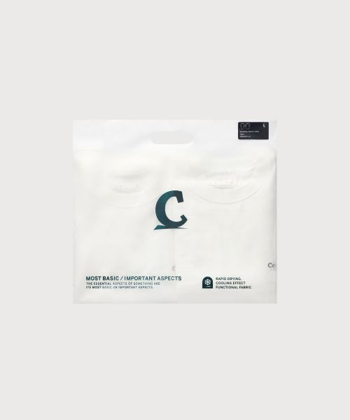 Lookbook COVERNAT [2PACK] Cool Cotton T-Shirt White+White CO2502STE1WH