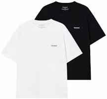 Buy COVERNAT【2枚組】クールコットンTシャツ ブラック+ホワイト CO2602STE1BK