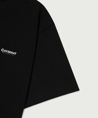 COVERNAT【2枚組】クールコットンTシャツ ブラック+ホワイト CO2602STE1BK 3