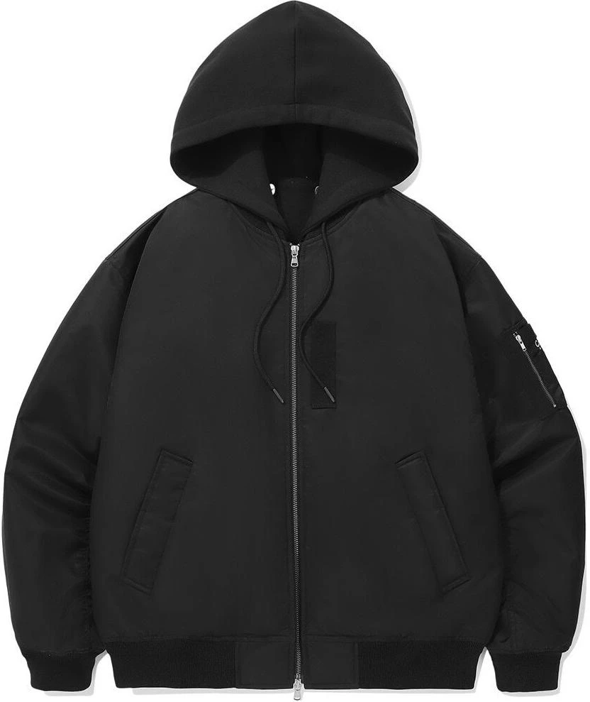 covernat-black-jacket-with-detachable-hood-and-dual-zipper-closure-co-2403-jk-30-bk