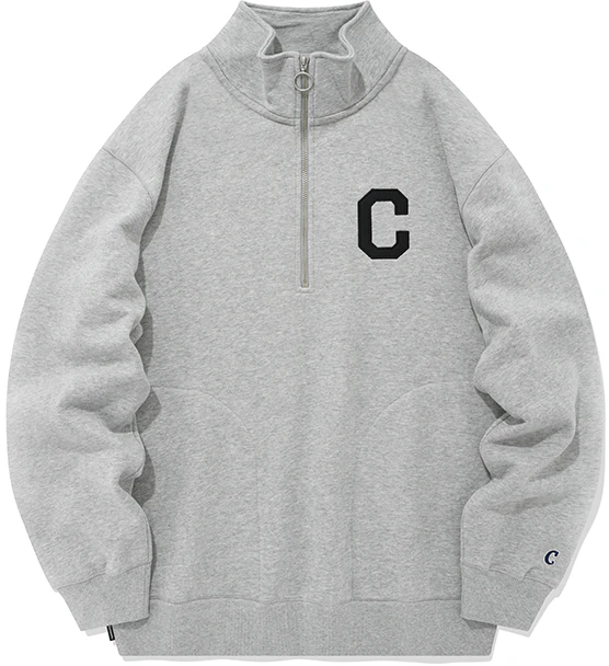 covernat-c-logo-oversized-half-zip-pullover-sweatshirt-unisex-grey-co-2203-cr-02-mg
