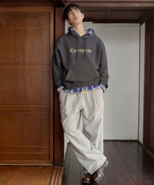 Details for Covernat Center Logo Hoodie Heather Gray CO2601HD03HG