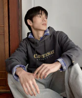 Sizing Covernat Center Logo Hoodie Heather Gray CO2601HD03HG