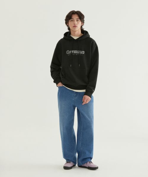 Cheap Covernat Center Logo Hoodie Heather Gray CO2601HD03HG
