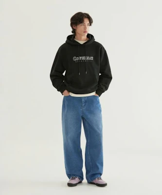 Covernat Center Logo Hoodie Heather Gray CO2601HD03HG 1